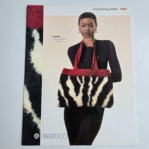 Berroco Everything Felted #265 Pattern Book For Bags Accessories & Home Decor